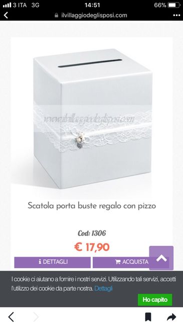  Torta porta buste - 1
