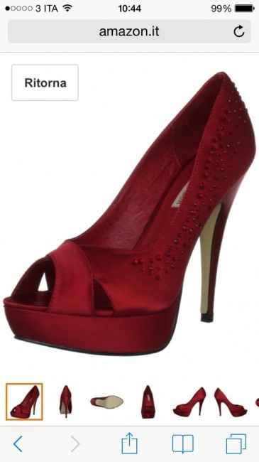 Scarpe bordeaux  - 1