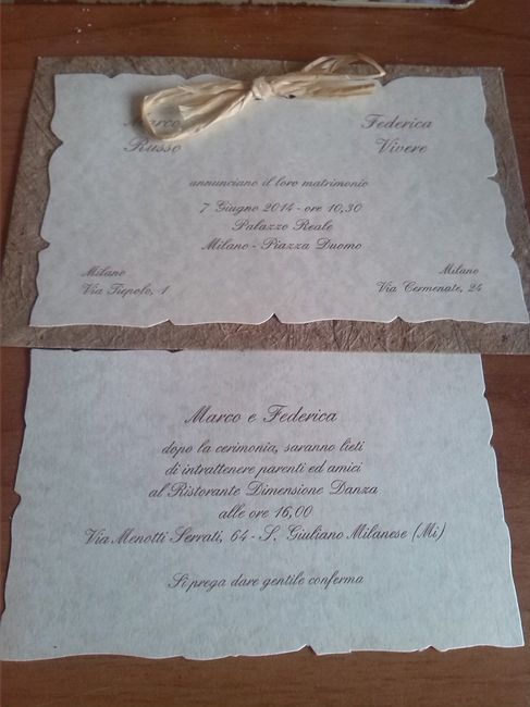 Le vostre partecipazioni di nozze - 1