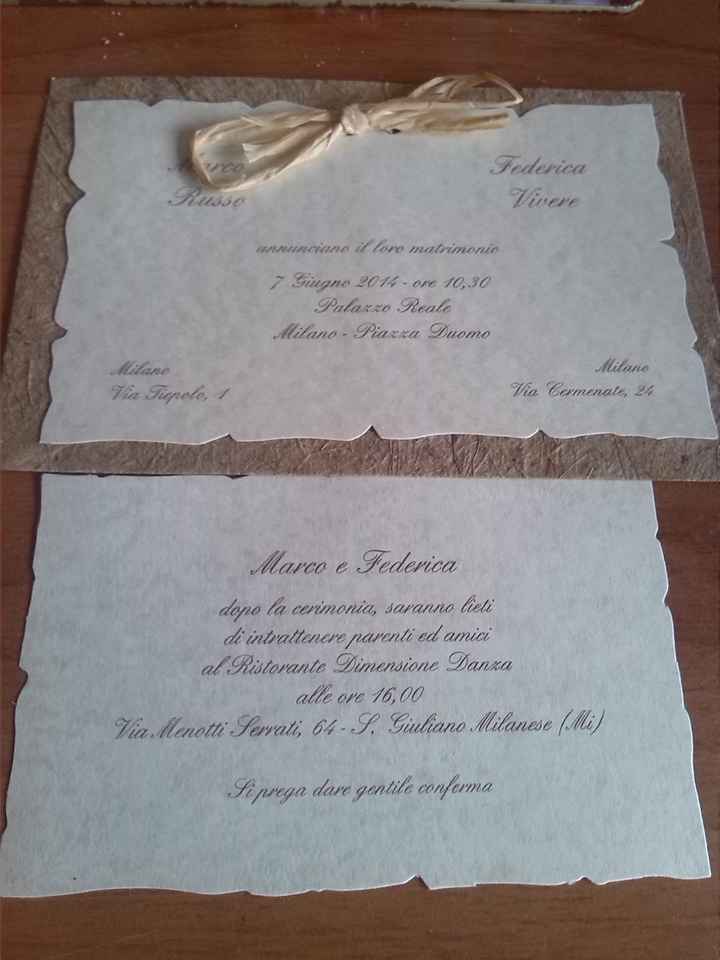 Le vostre partecipazioni di nozze - 1