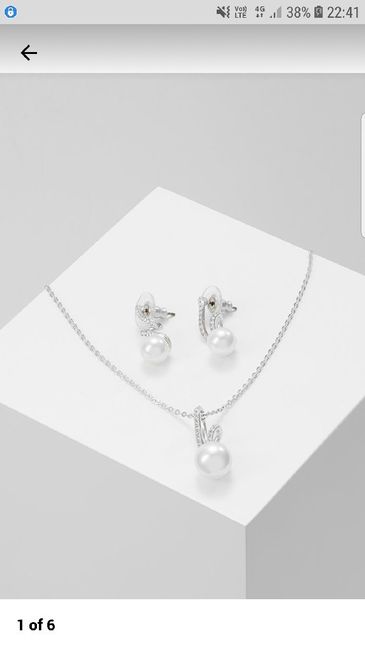 Orecchini e collana di perle regalo dalla suocera confermato😁 - 1