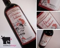 Partecipazioni matrimonio vino