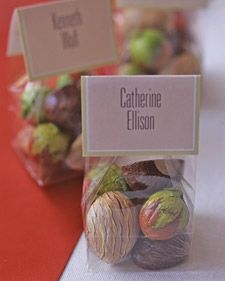 Idee segnaposto Martha Steward