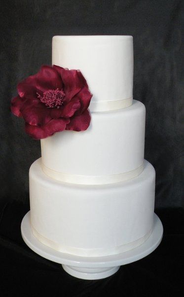 Torta matrimonio rose rosse
