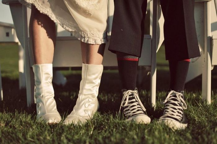 Foto artistiche scarpe sposa