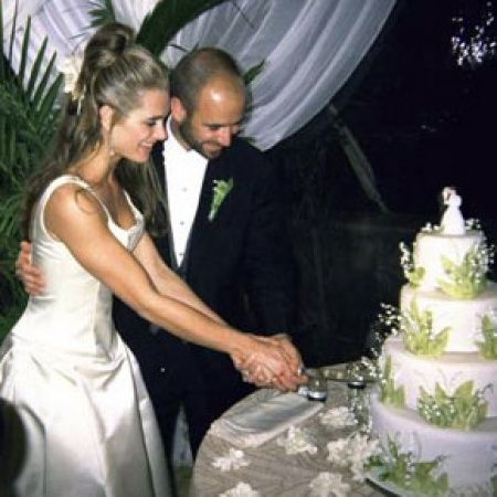 Andre Agassi and Brooke Shields