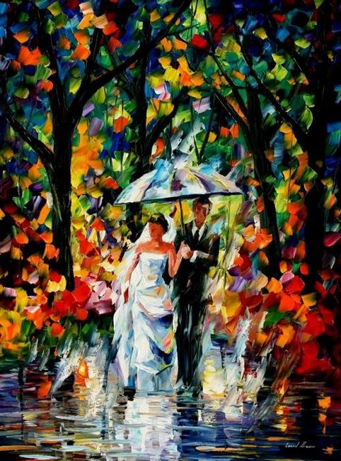 WEDDING IN THE RAIN 