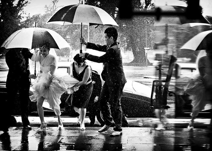 WEDDING IN THE RAIN 
