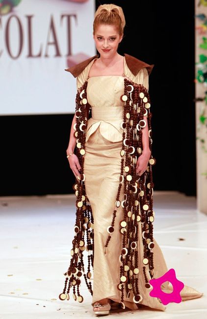 Vestito sposa cioccolato