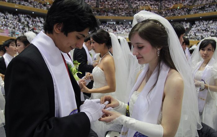 Matrimonio di massa Chiesa dell'Unificazione