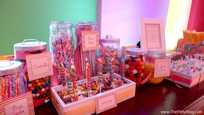 Matrimonio tema caramelle