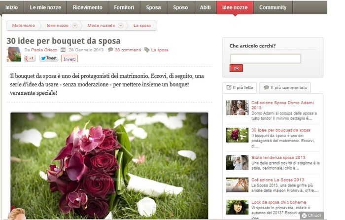 Idee Nozze