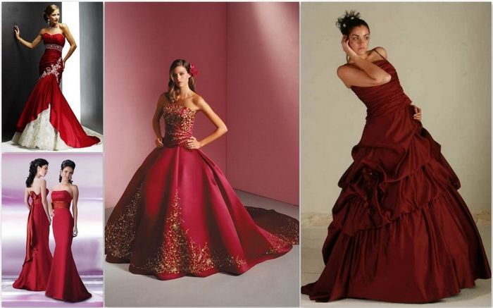 Vestito sposa rosso