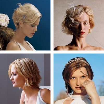 Acconciatura sposa capelli corti