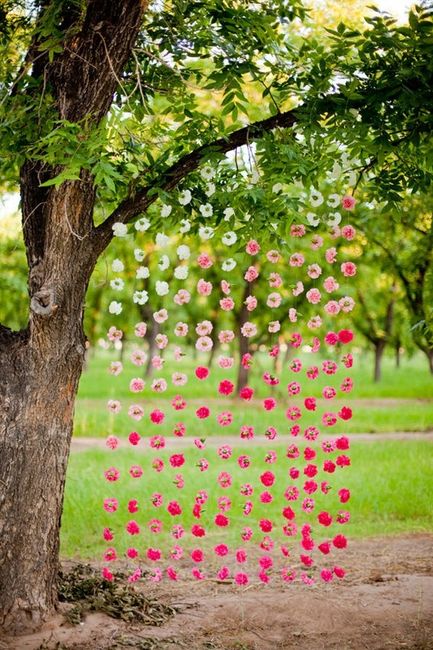 Decorazione matrimonio aria aperta