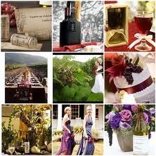 Matrimonio tema vino