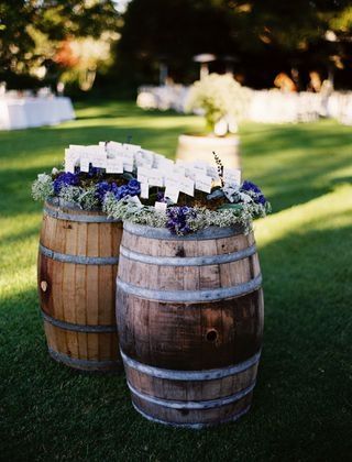 Matrimonio tema vino