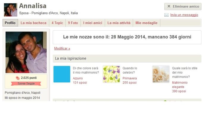 La mia ispirazione nozze