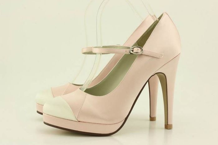 Scarpe sposa rosa cipria