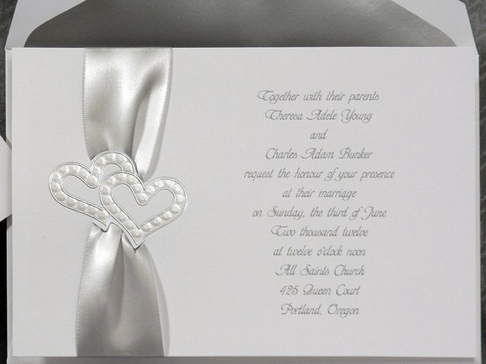 Partecipazioni nozze argento