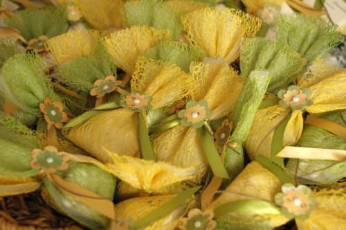 Matrimonio giallo e verde
