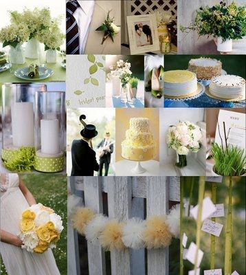 Matrimonio giallo e verde