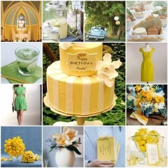 Matrimonio giallo e verde