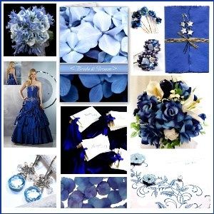 Matrimonio bianco e blu