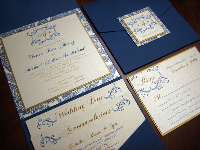 Matrimonio bianco e blu
