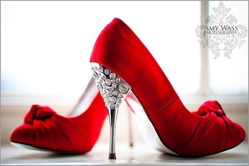 Scarpe matrimonio rosse