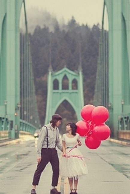 Lancio dei palloncini matrimonio