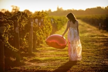 Lancio dei palloncini matrimonio