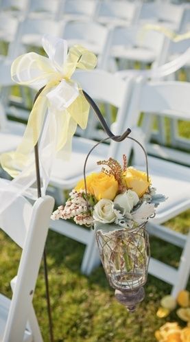Matrimonio estate giallo