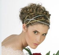 Acconciatura sposa doppio cerchietto