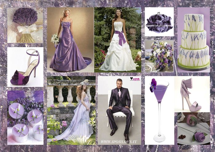 Matrimonio viola nero
