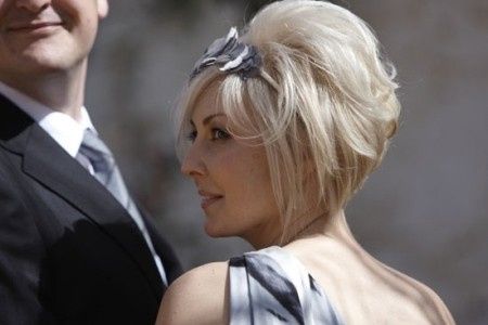 Acconciatura sposa capelli corti