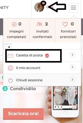 Casella di posta nuova versione matrimonio.com