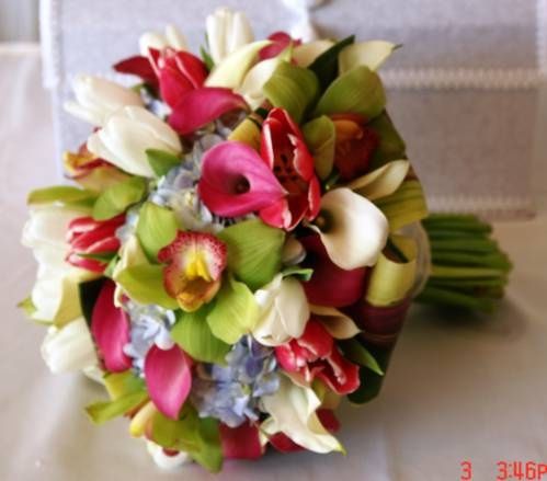 Bouquet da sposa fucsia