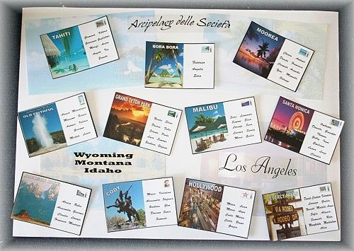 Tableau matrimonio viaggio