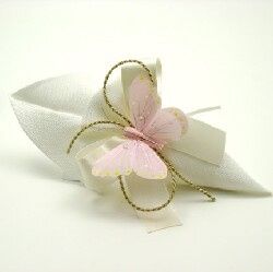 Sacchetto portaconfetti matrimonio farfalle