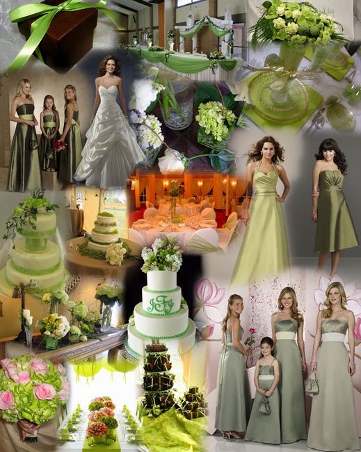 MAtrimonio verde lime