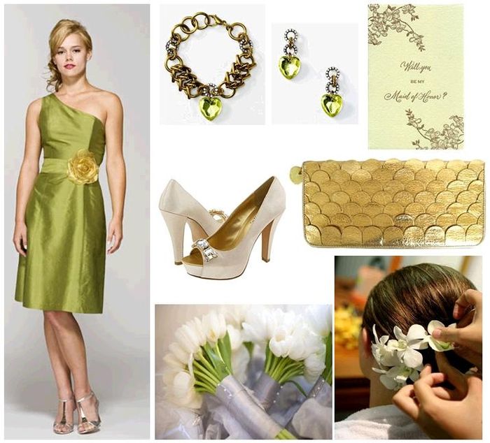 Matrimonio verde e avorio