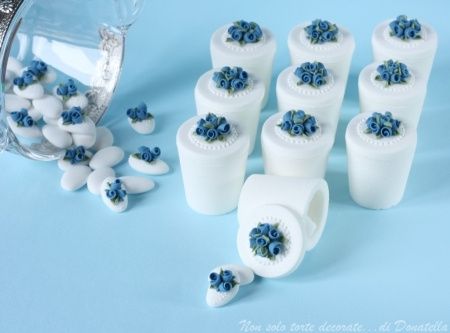 Nozze bianco e azzurro