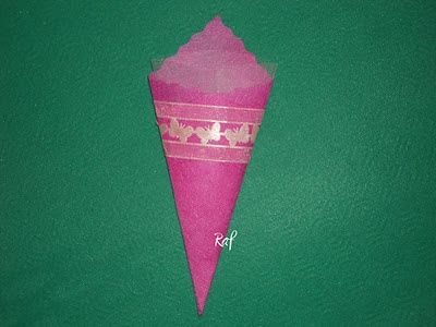 Cono portariso farfalle