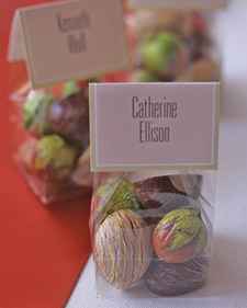 Idee segnaposto Martha Steward
