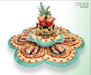 Torta nuziale frutta