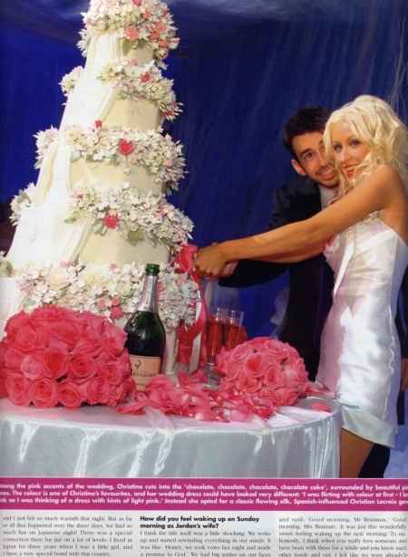 Christina Aguilera and Jordan Bratman