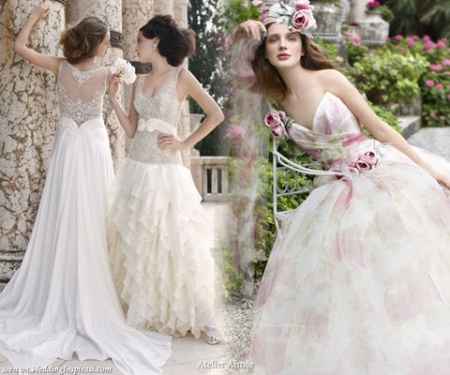 Vestito da sposa romantico
