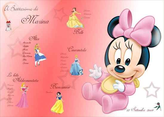Battesimo Disney