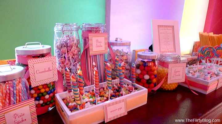 Matrimonio tema caramelle
